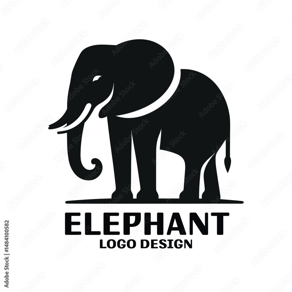 Obraz premium Elephant Vector Logo Design
