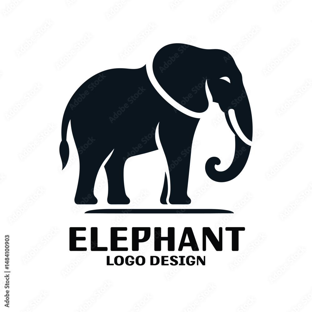 Obraz premium Elephant Vector Logo Design