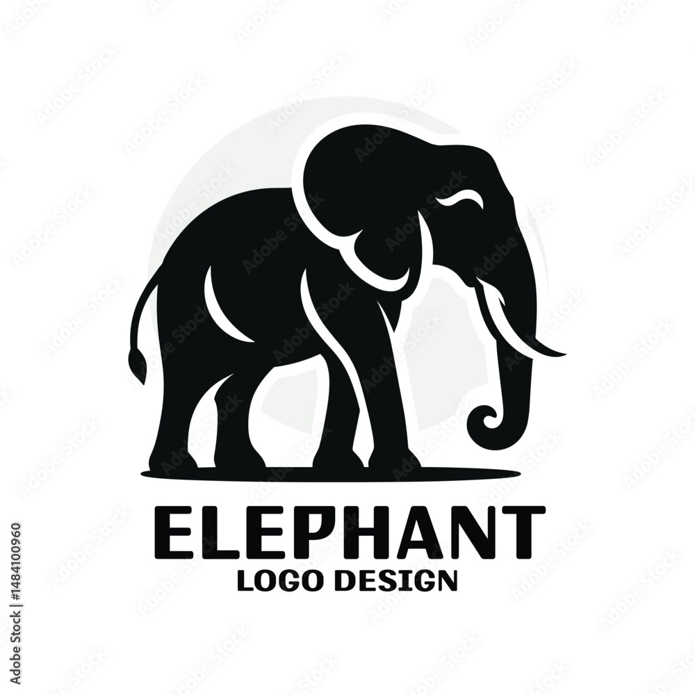 Fototapeta premium Elephant Vector Logo Design