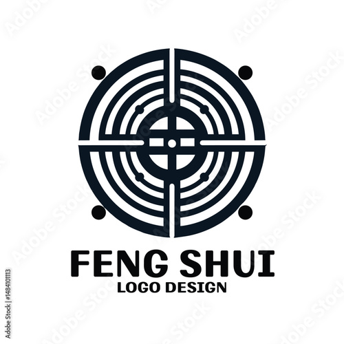 Feng Shui Vector Logo Design