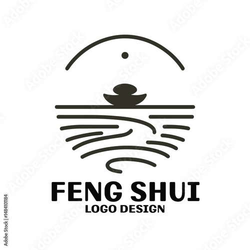 Feng Shui Vector Logo Design