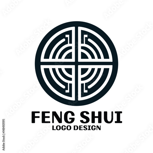 Feng Shui Vector Logo Design