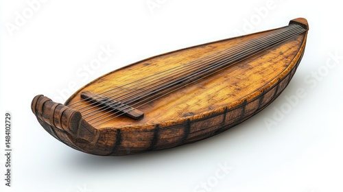 Antique Wooden Stringed Musical Instrument
