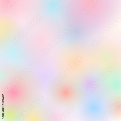 Colorful Pastel Polka Dot Background – Gift Wrap Design, Bright and Cheerful