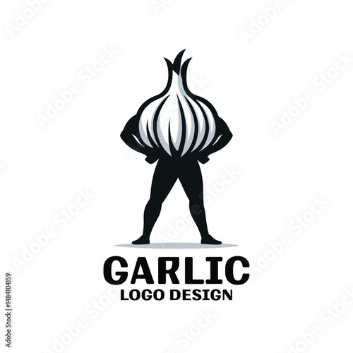 Garlic Vector Logo Design