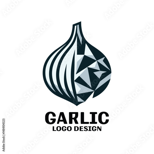 Garlic Vector Logo Design