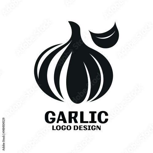 Garlic Vector Logo Design