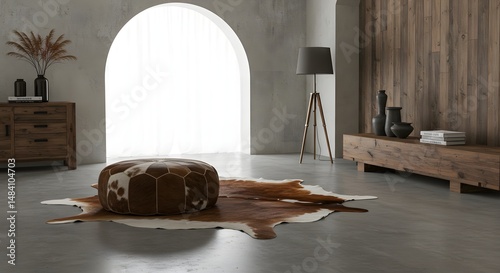 Modern interior design room interior