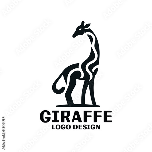 Giraffe Vector Logo Design