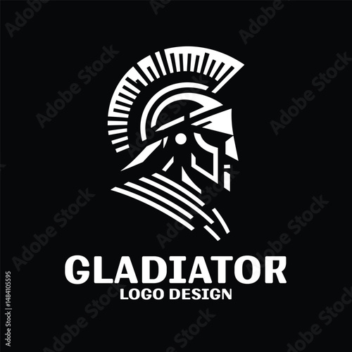 Gladiator Vector Logo Design