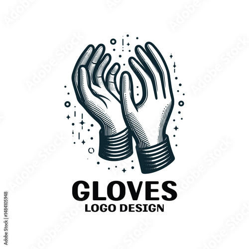 Gloves Vector Logo Design