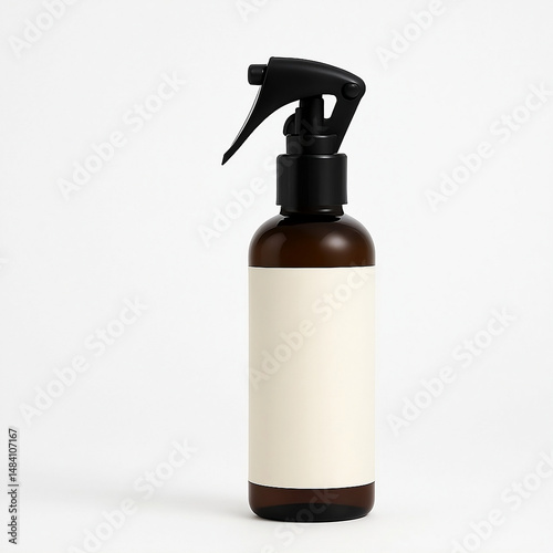 black plastic bottle