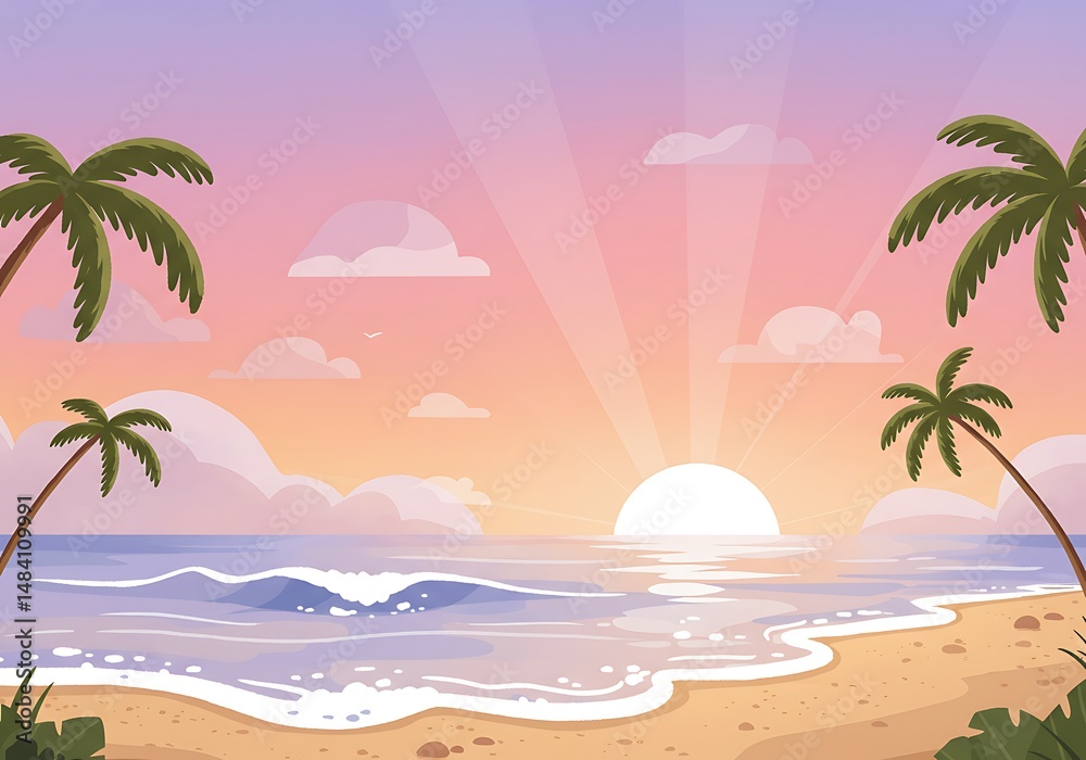 Obraz premium Sunset Serenade