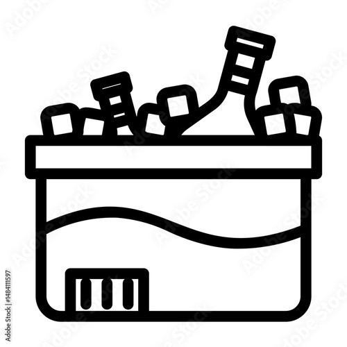 bartender Line Icon