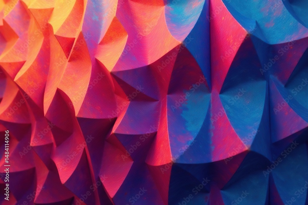 Obraz premium Abstract geometric shapes forming a repeating design , seamless pattern, subtle, abstract