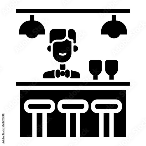 bartender Solid icon