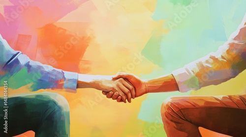 A couple attending relationship therapy, holding hands as they speak --ar 16:9 --v 6.1 Job ID: d6345f23-e75f-4d4c-90da-ba366c9fe87e
