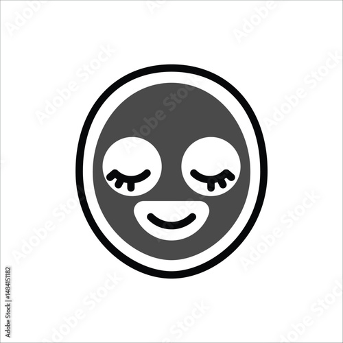 Art & Illustration, facemask icon