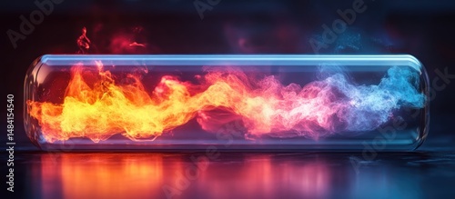 Opposing Forces: A Contained Combustion of Fire and Ice