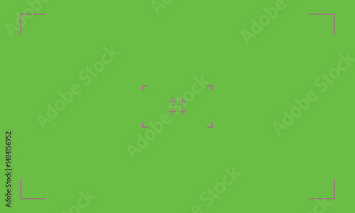VFX Motion Tracking Markers Chroma Key with Green Screen Background.