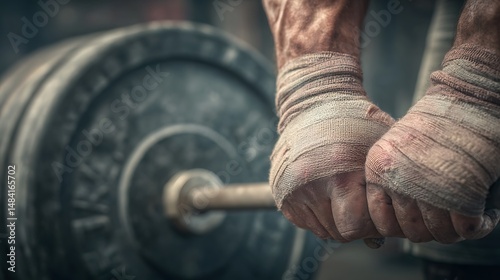 Grit  Glory Weightlifters Hands Grip Barbell.