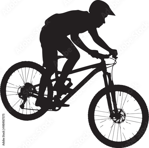 “Mountain Bike Vector Bundle | MTB Clipart, Cycling SVG, Downhill & Trail Biking Silhouettes for T-Shirts