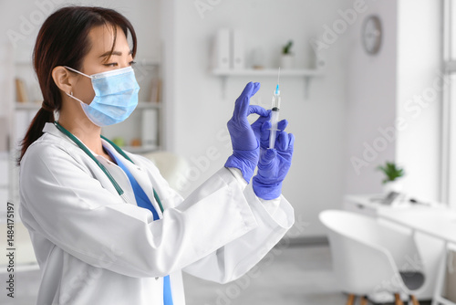 Female Asian doctor with me...