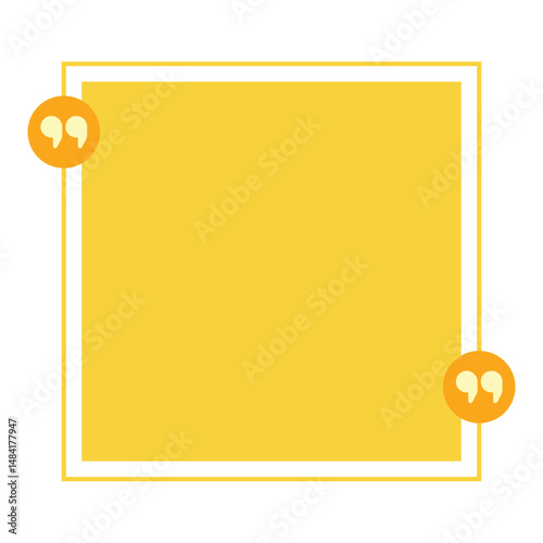 Quotes Text Box Frame