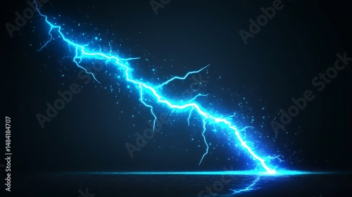 Abstract lightning bolt graphic