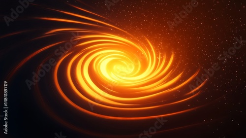 Abstract spiral vortex pattern