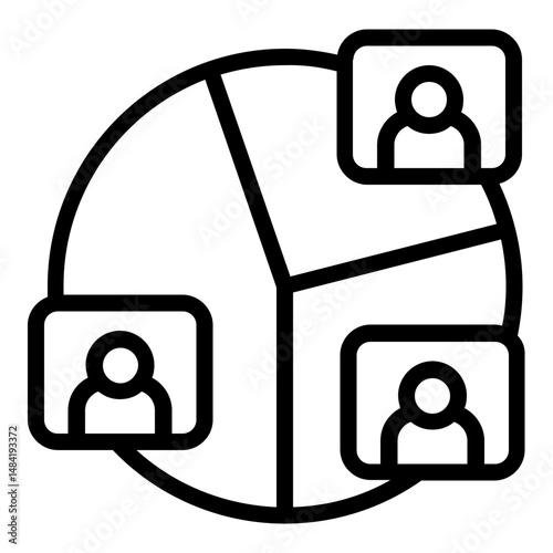 bar graph icon line