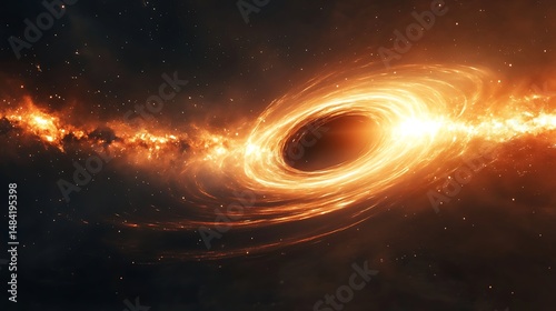 Black hole in space