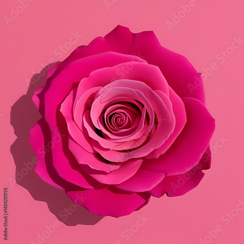 pink rose on pink background