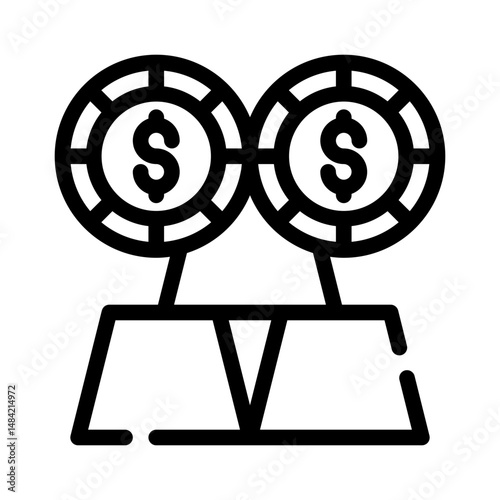 nugget line icon