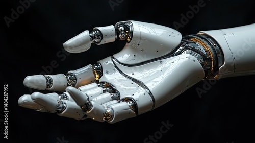A robotic hand offers a helping hand in technological advancement