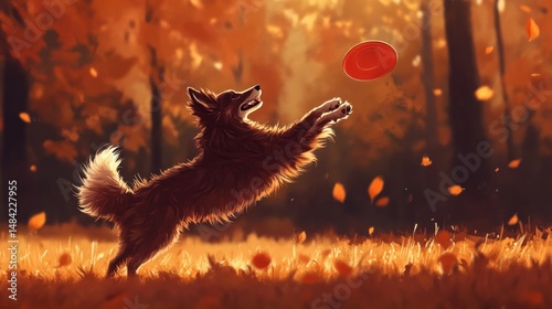 A dog catching a frisbee mid-air, intense focus --ar 16:9 --v 6.1 Job ID: aec112b4-70c7-4732-9615-f5045cbcf346