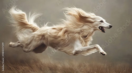 A dog spinning around trying to catch its tail, joyful energy --ar 16:9 --v 6.1 Job ID: 4cf22a7a-1647-424c-8aeb-67a868b5eb6f