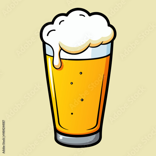 beer mug vector illustration