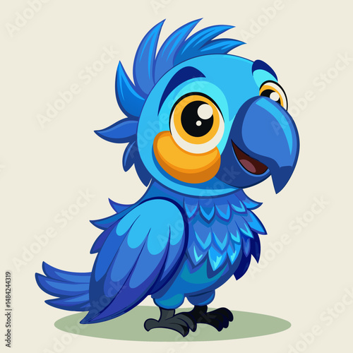 blue and yellow macaw