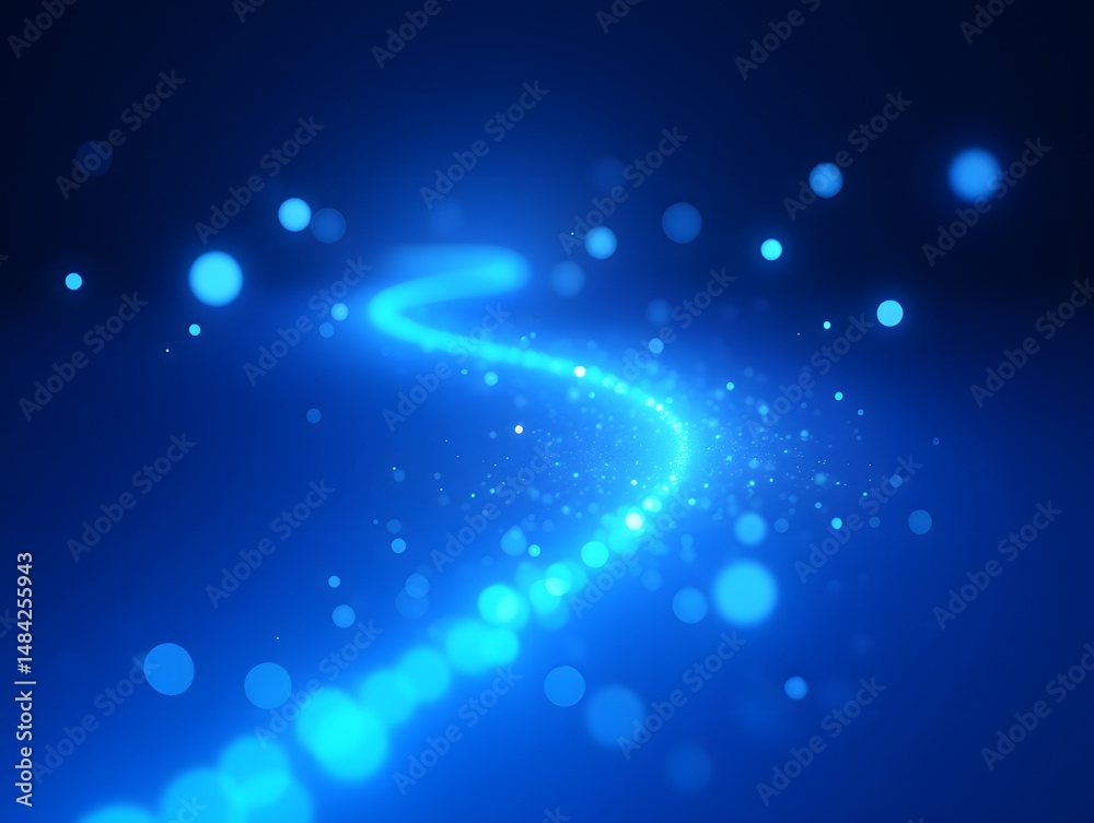 Fototapeta premium High tech futuristic technology abstract technology particle mesh style background