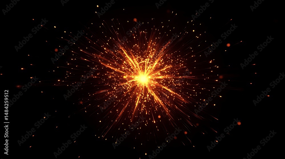 Orange explosion design Orange explosion design