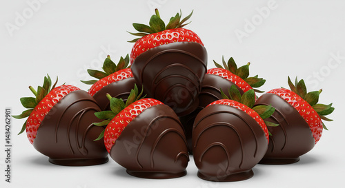 Fresh Strawberries Dipped in Chocolate: A Delicious Dessert
