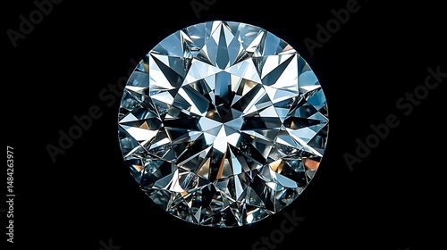 Round brilliant cut diamond