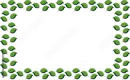 Leaves in the wind, illustration, clipart, for designers backgrounds, leaf border, frame.