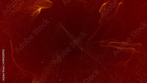 4k Particles bokeh dust abstract light motion titles cinematic background loop