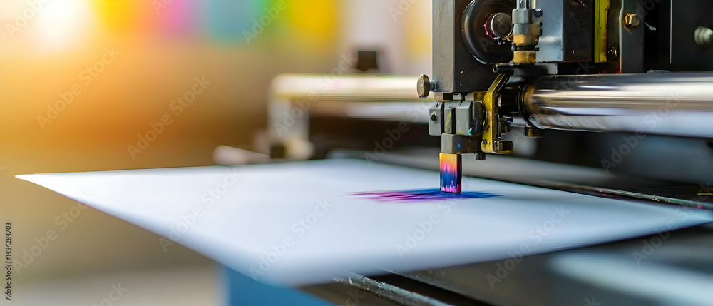 Close Up View Of Industrial 3D Printing Machine In Action Close Up View Of Industrial 3D Printing Machine In Action