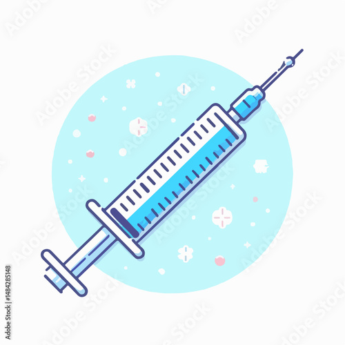 syringe vector illustration