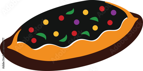 Food Vector Silhouettes: Biryani, Kebab, Tea, and sweets (vector, silhouette, minimal, etc.).
