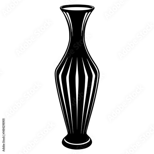 vase isolated on white background