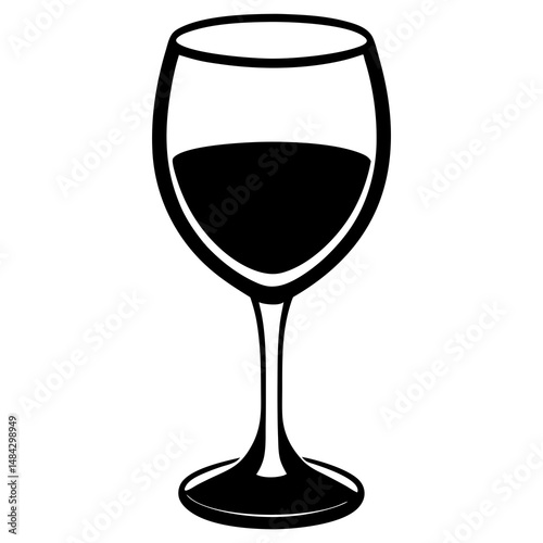 glass of red wine